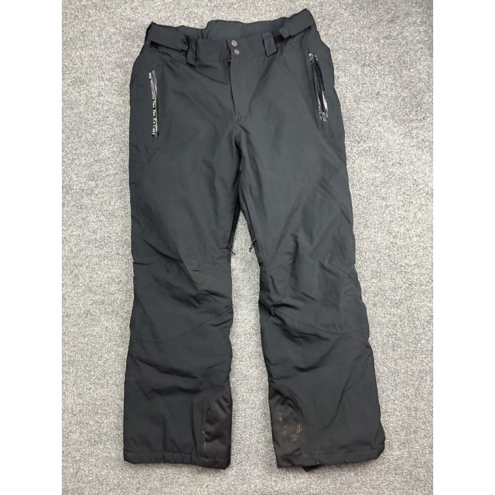Columbia Snow Pants Womens Medium 36x30 Black Omni-Tech Insulated Ski Waterproof